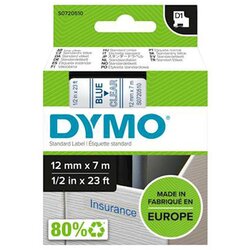 Dymo trak D1 450110, 12 mm / 7 m (modro/prozoren), original Cene