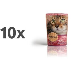 Petkult Cat Adult - divjačina - 100 g 10 x 100 g Cene