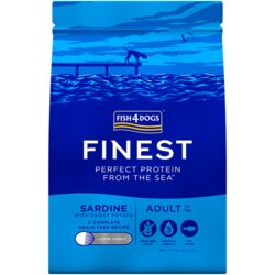 Fish4Dogs Finest Cornish Sardine&Sweet potato, Large kibble - velike granule, sardina i batat 1.5 kg Cene