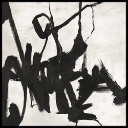 Malerifabrikken Ročno naslikana slika 100x100 cm Playblack 1 - Malerifabrikken Cene