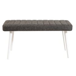 Woody Fashion stormi bench - white, anthracite whiteanthracite bench Cene