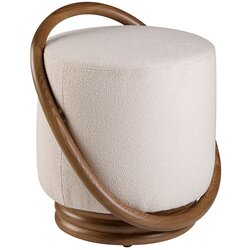 Angel Cerdá Puf iz bele tkanine, (21009045) Cene