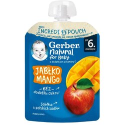 Gerber voćni pire jabuka, mango 80g Cene
