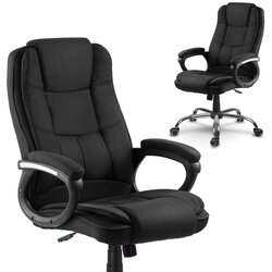 Sofotel Ergonomic Porto Office Chair - Black Fabric with Dual Foam Comfort, (21740254) Cene