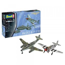  Revel maketa combat set messerschmitt me262 & p-51b mustang ( RV03711/5006 ) Cene
