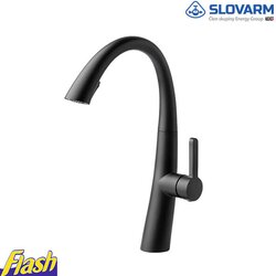 Slovarm Slavina za sudoperu CRNA INOX (2 cevi) LUX - Slovarm 486003 Cene