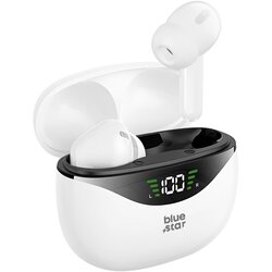 Blue Star Slušalke Bluetooth Upravljanje na dotik 4,5-urna življenjska doba baterije Vodoodpornost IPX4, Bela, (5000019282) Cene