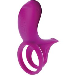 Scala Playhouse Couples Stimulator Ring Fuchsia Cene