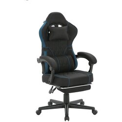 Eplaygame Retro Gejmerska stolica HC-4064LUX-1 crno plava Cene