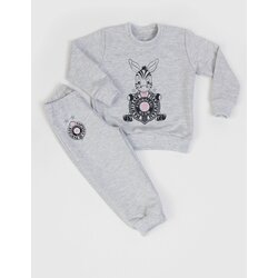 Partizan Trenerka za devojčice Zebra/ siva Cene