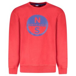 North Sails Crvena Dječja Majica bez Patentnog Zatvarača Cijene