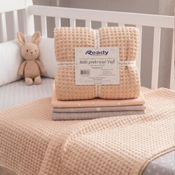 Ready Bebi Prekrivač Vafl - Krem Cene