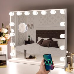 HANSONG Hollywood Ogledalo z Osvetlitvijo, LED Make-Up Ogledalo z USB Priključkom Cene