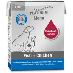 Platinum Menu riba in perutnina 375 g tetra-pak Cene