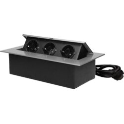 Orno Produžni kabel sa 3 x Schuko utičnice, ugradbena - OR-GM-9037(GS)/G Cene