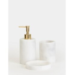 WALLXPERT kupatilo set (3 dela) flora white gold Cene