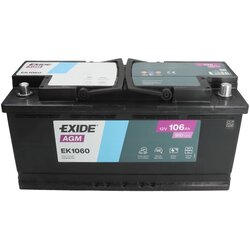Exide akumulator agm 106AH EK1060 start-stop 393x175x190 Cene