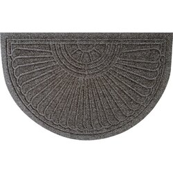 wash+dry PREDPRAŽNIK Halfmoon Dark Grey 55/85 cm reliefno siva Cene