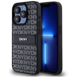 Dkny Originalen ovitek za iPhone 15 Pro - črn - DKHCP15LPRTHSLK Cene