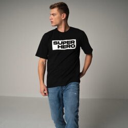 Super Hero muška majica midnight wish for him Cene