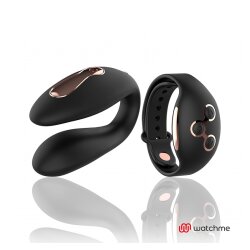 Anne's Desire Dual Pleasure Watchme Wireless Technology Black-Gold Cene