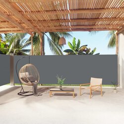 vidaXL Uvlačiva bočna tenda antracit 180 x 1000 cm Cijene