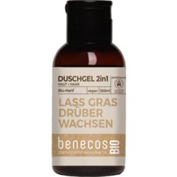 Benecos benecosBIO 2v1 gel za prhanje "Lass Gras drüber wachsen" - 50 ml Cene