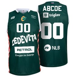 KK Cedevita Olimpija 25/26 replika otroški dres (poljubni tisk +16€) Cene