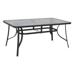 Expert pravougaoni sto providno staklo 150 x 90 x 70 cm Valencia Cene