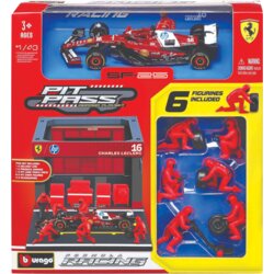 Bburago F1 Ferrari SF-25 Pit Pass ´25, WB, #16 Leclerc, 1:43 - 1 k. Cene