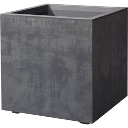 DEROMA Cvetlični lonec "Quadro Millennium" 39 cm z rezervoarjem za vodo - antracit Cene