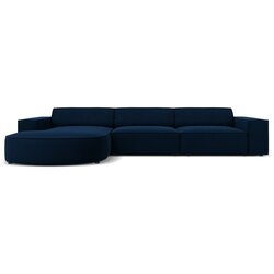 Micadoni Home Modra žametna kotna zofa (levi kot) Jodie - Micadoni Home Cene