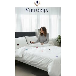 Viktorija Leskovac Ranforce posteljina za bračni krevet 200x220cm - Cvet Cene