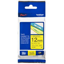 Brother Standardna laminirana traka TZe 12 mm, Črna na rumeni Cene