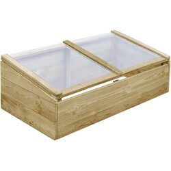  Staklenik od impregnirane borovine 100 x 50 x 35 cm Cijene