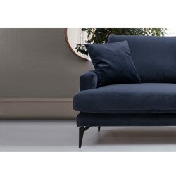 ATELIER Del Sofa Dvosed Papira 2 sedišta - tamnoplava Cene