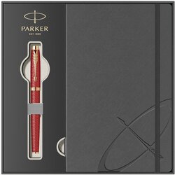 Parker poklon SET Royal IM Premium Red GT Roler + Notes Cene