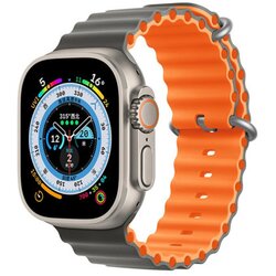 Moye smartwatch ocean strap 44/45/49mm cury/orange ( 055036 ) Cene