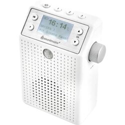 Soundmaster DAB60WE plug-in radio DAB+ (1012), ukw Bluetooth, DAB+, ukw, USB funkcija govora slobodnih ruku, uklj. mikrofon, zaštićeno protiv prskanja, funkcija alarma, mog Cene