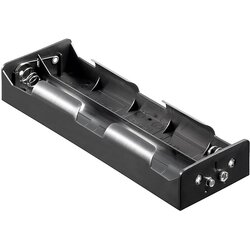 Goobay 10872 nosilec baterij 6x Mono (D) hitrosklopni priključek (D x Š x V) 195 x 73.5 x 32.8mm Držalo za baterije D za 6 Mono baterij (D x Š x V) 19, (20641683) Cene