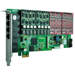 OpenVox A1610E pci express 16-portna voip asterisk kartica (4 slota za FXO400 / FXS400 module) Cene