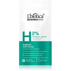 L´Biotica DermoMask H 2% maska za dubinsku njegu za lice 8 ml Cene