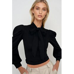 Trend Alacati Stili ženska bluza Alc-X12944, crna Cene