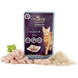Nuevo Sterilized, Piletina i Pirinač, 80 g Cene