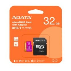 A DATA MicroSD 32GB Premier A1 Class 10, V10 100/25 Mbps microSDXC Cene