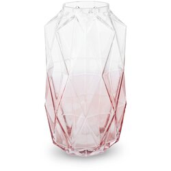 Premier Housewares Rožnata steklena vaza (višina 28 cm) Brice – Cene