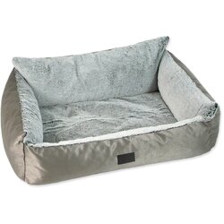 Plaček Pet Products Krevet za pse u srebrnoj boji 58x46 cm Dog Fantasy Lux Platinum – Cene