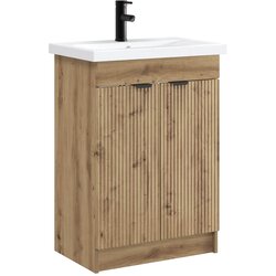 vidaXL Komplet pohištva za kopalnico Artisan hrast 78,5 x 37,5 x 81 cm, (5000245607) Cene
