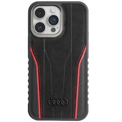 Audi OVITEK Z PRAVO USNJE ZA MAGSAFE ZA IPHONE 14 PRO MAX ČRNO RDEČ, (21897047) Cene