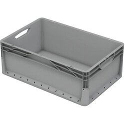 Eurobox-System Zaboj s polnimi stenami 22 cm x 40 cm x 60 cm 42 l siv Cene
